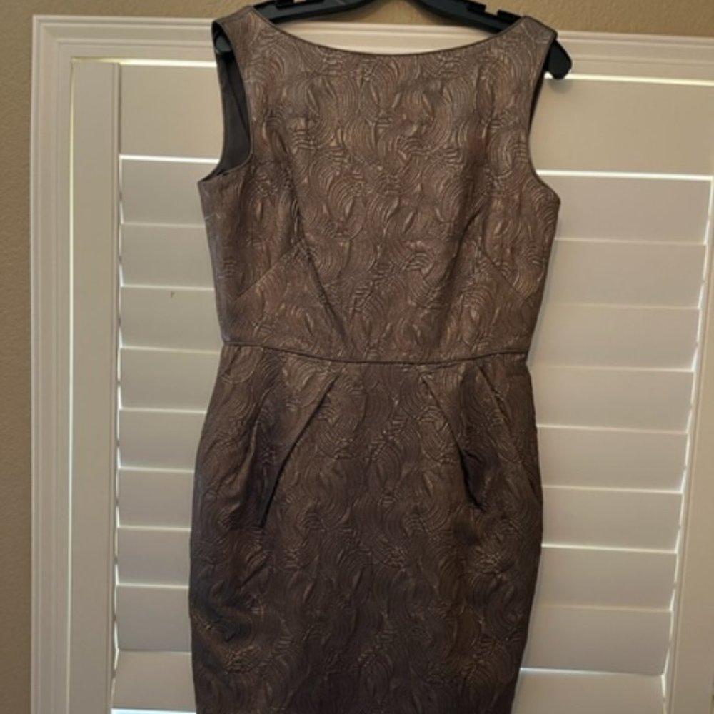 Banana Republic Party Dress, Simmer Bronze, Size 8